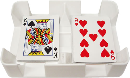 Card Tray: Swivel, Plastic, White main image